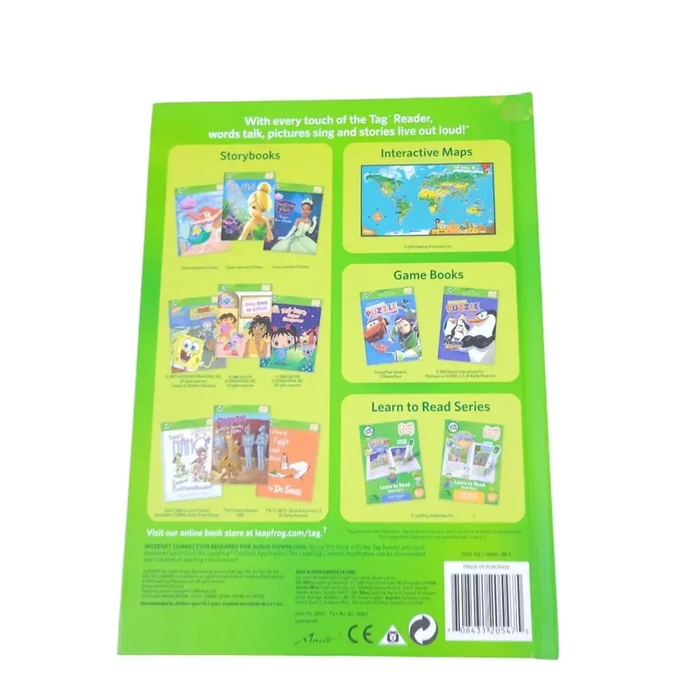 Leapfrog Tag Disney Princess Tangled Book Reading Helper Book
